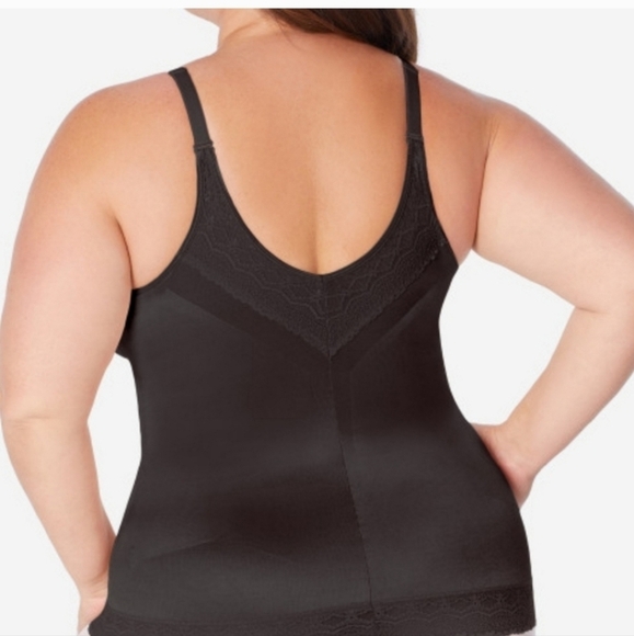 Ruby Ribbon Full Support & Compression Shapewear Pin-Up Lace Cami Espresso 32 XS - Picture 4 of 13